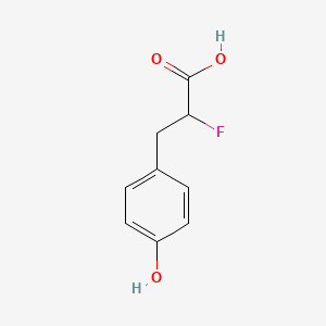 B1584155 2-Fluoro-3-(4-hydroxyphenyl)propanoic acid CAS No. 53786-98-4