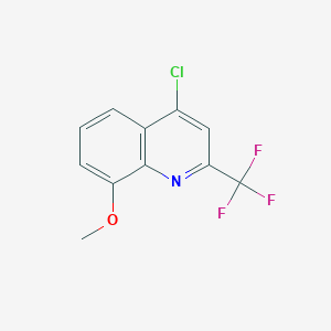molecular formula C11H7ClF3NO B1584165 4-氯-8-甲氧基-2-(三氟甲基)喹啉 CAS No. 41192-89-6