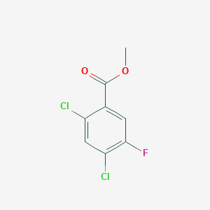 molecular formula C8H5Cl2FO2 B1584176 2,4-二氯-5-氟苯甲酸甲酯 CAS No. 128800-56-6