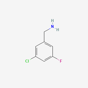 molecular formula C7H7ClFN B1584177 3-氯-5-氟苄胺 CAS No. 90390-33-3