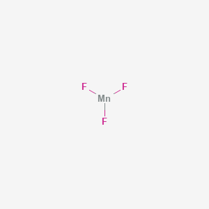 molecular formula F3Mn B1584181 Manganese fluoride (MnF3) CAS No. 7783-53-1