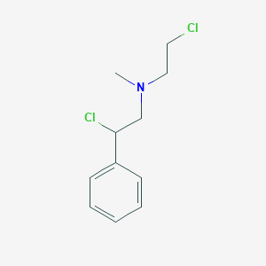 molecular formula C11H15Cl2N B1584191 2-chloro-N-(2-chloroethyl)-N-methyl-2-phenylethanamine CAS No. 22270-22-0