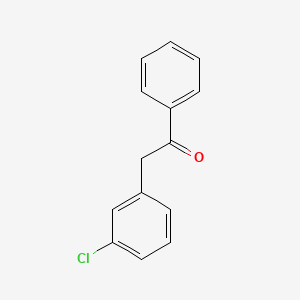 molecular formula C14H11ClO B1584197 2-(3-Chlorophenyl)-1-phenylethanone CAS No. 27798-43-2