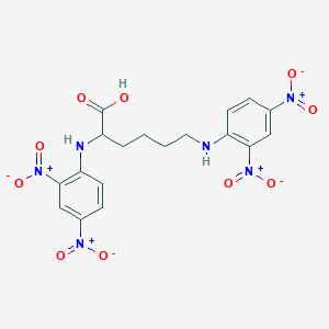 molecular formula C18H18N6O10 B158420 Bis(dinitrophenyl)lysine CAS No. 1655-49-8