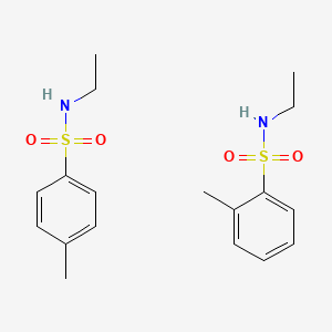 molecular formula C18H26N2O4S2 B1584200 N-Ethyltoluenesulfonamide (o-and p-mixture) CAS No. 26914-52-3