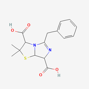 molecular formula C16H18N2O4S B1584206 Benzylpenillic acid CAS No. 13093-87-3