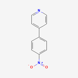 molecular formula C11H8N2O2 B1584209 4-(4-Nitrophenyl)pyridine CAS No. 4282-45-5