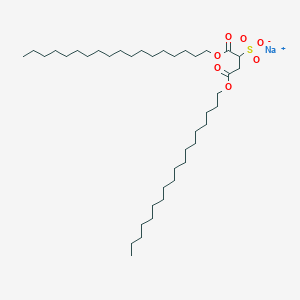 molecular formula C40H77NaO7S B158421 Sodium 1,4-dioctadecyl sulphonatosuccinate CAS No. 10027-28-8
