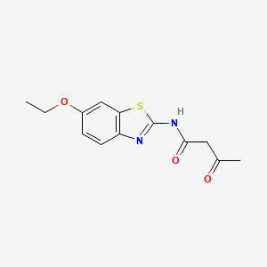 Butanamide, N-(6-ethoxy-2-benzothiazolyl)-3-oxo-
