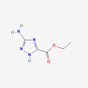 molecular formula C5H8N4O2 B1584230 Ethyl 5-amino-4H-[1,2,4]triazole-3-carboxylate CAS No. 63666-11-5