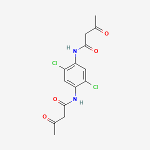 molecular formula C14H14Cl2N2O4 B1584231 Butanamide, N,N'-(2,5-dichloro-1,4-phenylene)bis[3-oxo- CAS No. 42487-09-2