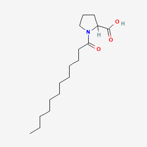 molecular formula C17H31NO3 B1584240 N-Dodecanoyl-proline CAS No. 58725-39-6