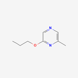 molecular formula C8H12N2O B1584242 2-Methyl-6-propoxypyrazine CAS No. 67845-28-7