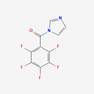 molecular formula C10H3F5N2O B1584243 1-Pentafluorobenzoyl-1H-imidazole CAS No. 75641-06-4