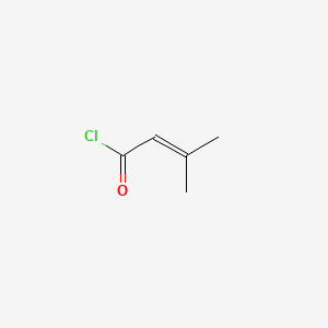 molecular formula C5H7ClO B1584248 3,3-Dimethylacryloyl chloride CAS No. 3350-78-5