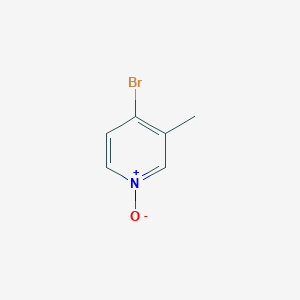 molecular formula C6H6BrNO B158425 4-溴-3-甲基吡啶1-氧化物 CAS No. 10168-58-8