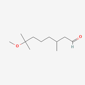 molecular formula C11H22O2 B1584254 7-Methoxy-3,7-dimethyloctanal CAS No. 3613-30-7