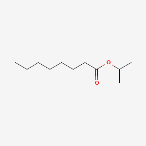 molecular formula C11H22O2 B1584258 Isopropyl octanoate CAS No. 5458-59-3