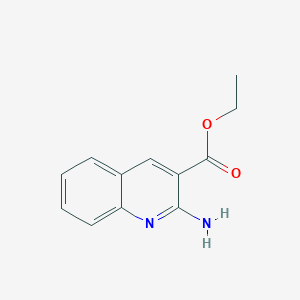 molecular formula C12H12N2O2 B1584261 Ethyl 2-aminoquinoline-3-carboxylate CAS No. 36926-83-7