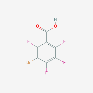 molecular formula C7HBrF4O2 B1584269 3-Bromo-2,4,5,6-tetrafluorobenzoic acid CAS No. 33564-64-6