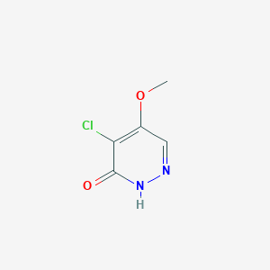 molecular formula C5H5ClN2O2 B1584271 4-Chloro-5-methoxypyridazin-3(2H)-one CAS No. 63910-43-0