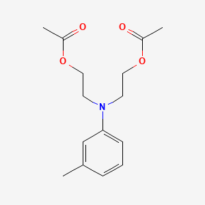 molecular formula C15H21NO4 B1584275 2,2'-((3-Methylphenyl)imino)bisethyl diacetate CAS No. 21615-36-1