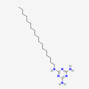 molecular formula C21H42N6 B1584276 N-Octadecyl-1,3,5-triazine-2,4,6-triamine CAS No. 21840-04-0