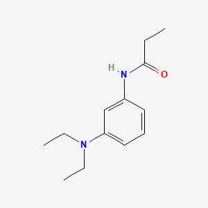 molecular formula C13H20N2O B1584278 N-(3-(Diethylamino)phenyl)propionamide CAS No. 22185-75-7