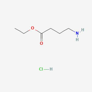 molecular formula C6H14ClNO2 B1584280 Ethyl 4-aminobutyrate hydrochloride CAS No. 6937-16-2