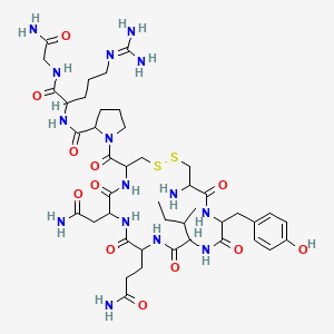 molecular formula C43H67N15O12S2 B1584283 Vasotocin CAS No. 9034-50-8