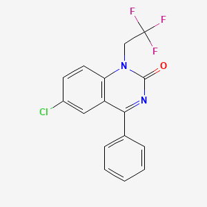 molecular formula C16H10ClF3N2O B1584286 Fluquazone CAS No. 37554-40-8