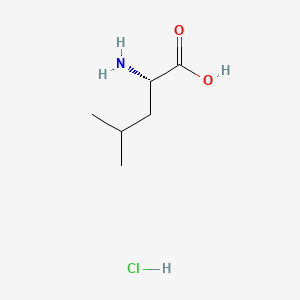 molecular formula C6H14ClNO2 B1584292 L-亮氨酸盐酸盐 CAS No. 760-84-9