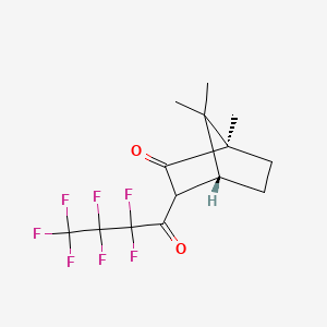 molecular formula C14H15F7O2 B1584296 3-Heptafluorobutyryl-(+)-camphor CAS No. 51800-99-8