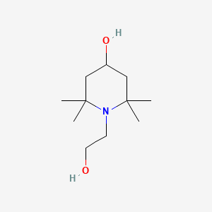 molecular formula C11H23NO2 B1584299 4-Hydroxy-1-(2-hydroxyethyl)-2,2,6,6-tetramethylpiperidine CAS No. 52722-86-8