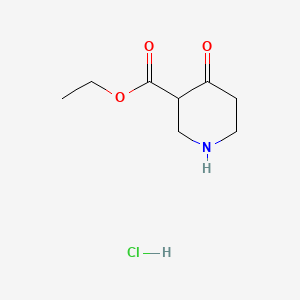 molecular formula C8H14ClNO3 B1584302 盐酸乙基4-氧代哌啶-3-羧酸酯 CAS No. 4644-61-5