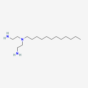 molecular formula C16H37N3 B1584318 N-(2-Aminoethyl)-N-dodecyl-1,2-ethanediamine CAS No. 4182-44-9