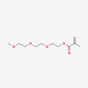 molecular formula C11H20O5 B1584322 2-(2-(2-Methoxyethoxy)ethoxy)ethyl methacrylate CAS No. 24493-59-2