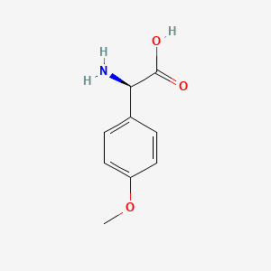molecular formula C9H11NO3 B1584323 (R)-2-Amino-2-(4-methoxyphenyl)acetic acid CAS No. 24593-49-5