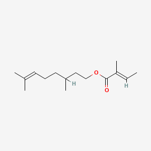 molecular formula C15H26O2 B1584324 Citronellyl tiglate CAS No. 24717-85-9