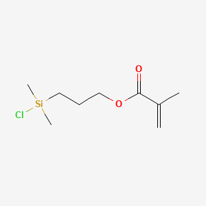 molecular formula C9H17ClO2Si B1584326 3-(Chlorodimethylsilyl)propyl methacrylate CAS No. 24636-31-5