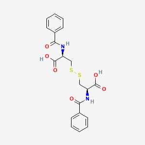 molecular formula C20H20N2O6S2 B1584327 N,N'-二苯甲酰基-L-胱氨酸 CAS No. 25129-20-8