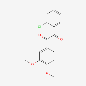 molecular formula C16H13ClO4 B1584330 2-Chloro-3',4'-dimethoxybenzil CAS No. 56159-70-7