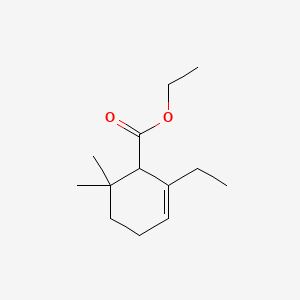 molecular formula C13H22O2 B1584334 Ethyl 2-ethyl-6,6-dimethylcyclohex-2-ene-1-carboxylate CAS No. 57934-97-1