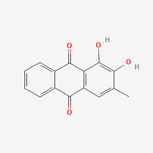 molecular formula C15H10O4 B1584348 1,2-Dihydroxy-3-methylanthraquinone CAS No. 602-63-1