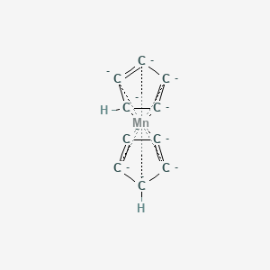 molecular formula C10H2Mn-10 B1584349 Cyclopenta-1,3-diene;manganese CAS No. 73138-26-8