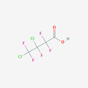 molecular formula C4HCl2F5O2 B1584360 3,4-Dichloro-2,2,3,4,4-pentafluorobutanoic acid CAS No. 375-07-5