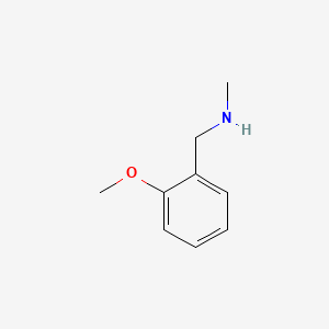 molecular formula C9H13NO B1584364 2-Methoxy-N-methylbenzylamine CAS No. 6851-80-5
