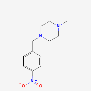 molecular formula C13H19N3O2 B1584367 1-Ethyl-4-(4-nitrobenzyl)piperazine CAS No. 414880-35-6