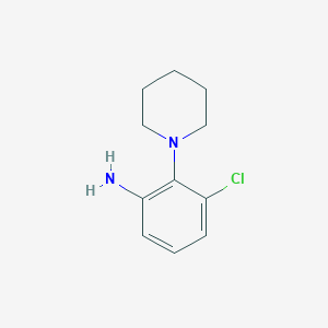 3-Chloro-2-piperidin-1-yl-phenylamine