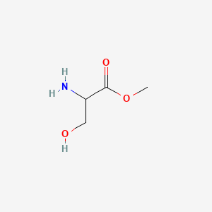molecular formula C4H9NO3 B1584372 Methyl 2-amino-3-hydroxypropanoate CAS No. 2104-89-4
